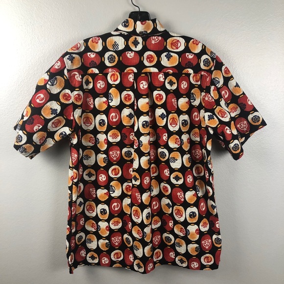 Kaulua'e Latern s/s button-down shirt - size M - Picture 3 of 8
